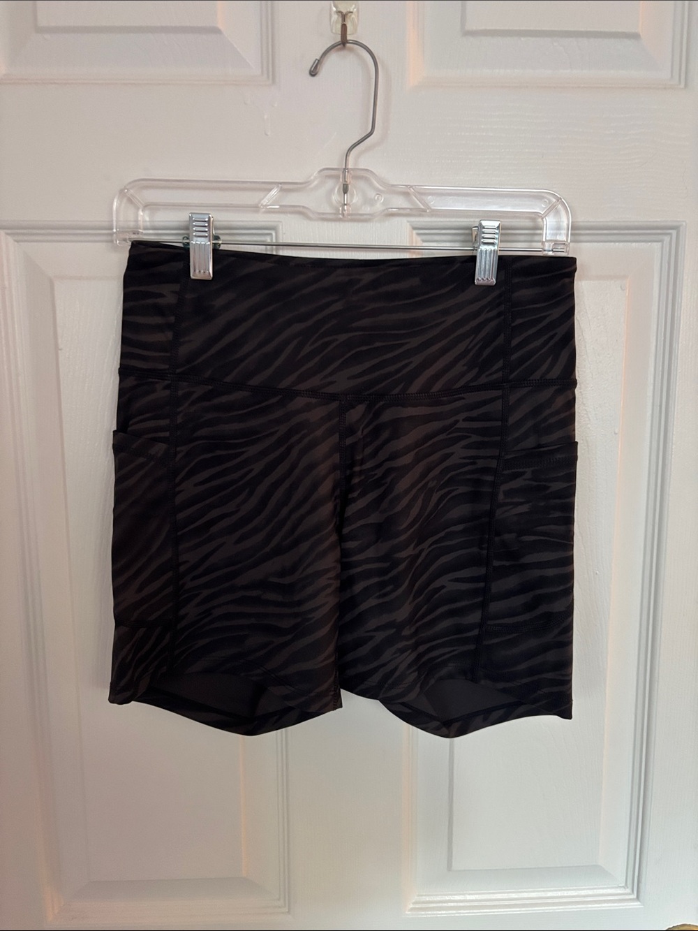Zebra Print Athletic Short
